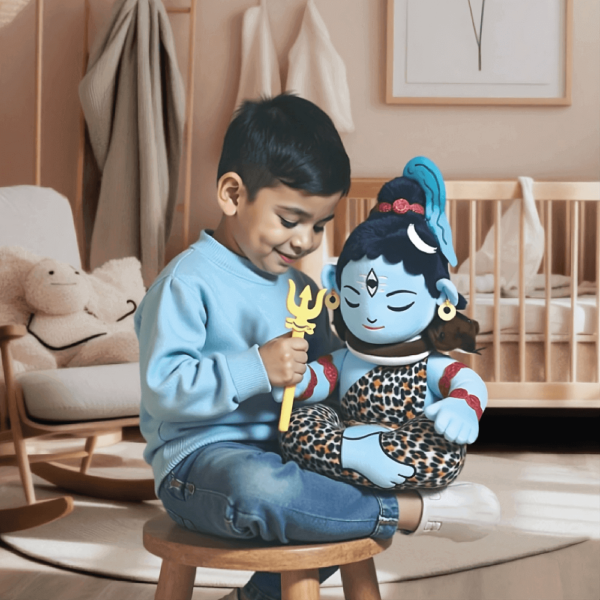 mantra chanting shiva soft toy