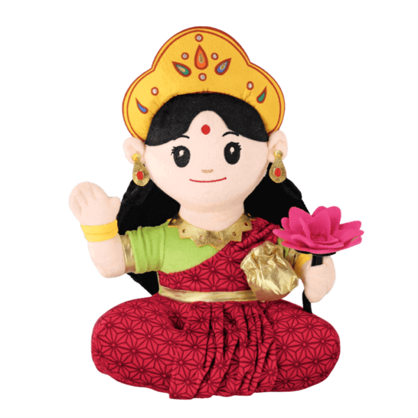 mantra chanting lakshmi soft toy