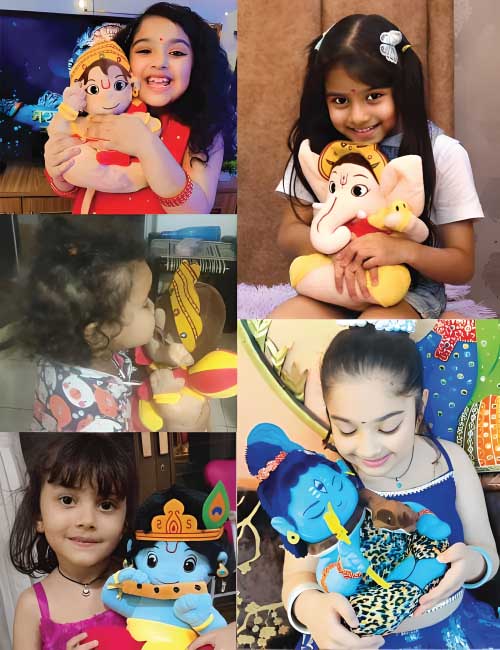 aurbo mantra chanting soft toys